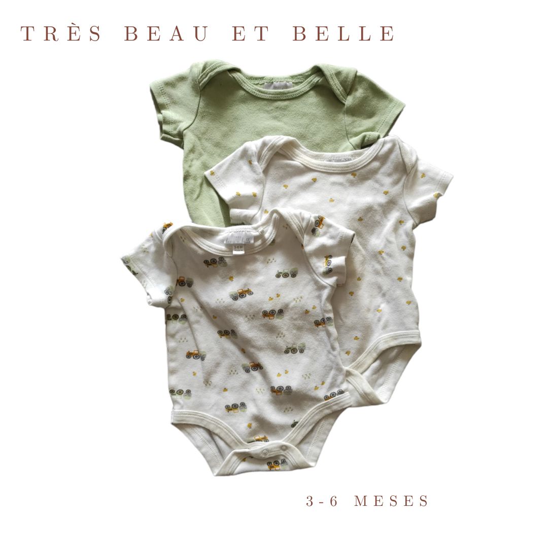 Bodys très beau et belle 3-6 meses – Two Chance Shop